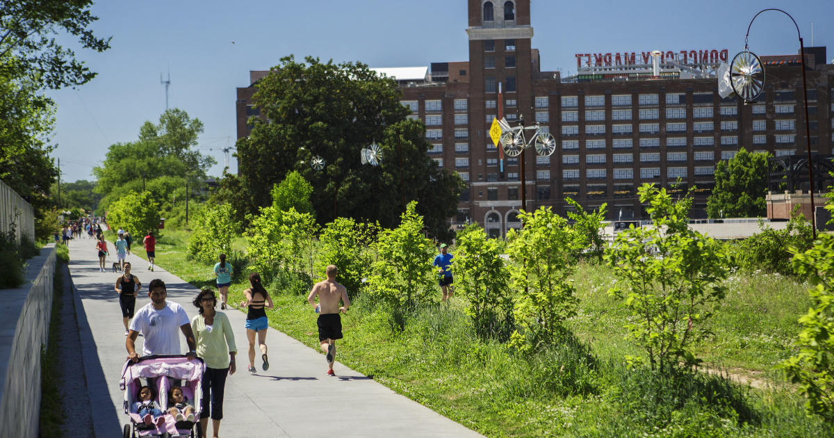 Eastside Trail near Ponce City Market, connecting you to Inman Park, Piedmont Park, the Carter Center and more. (Photo: Christopher T. Martin)