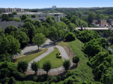 The BeltLine-owned parcel in southern Buckhead sits at the intersection of Garson Drive and Piedmont Road.